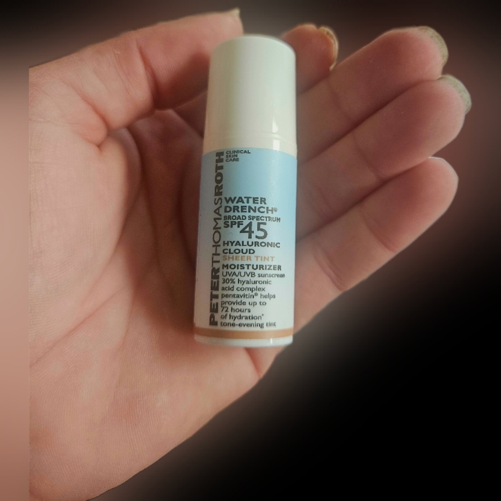 NWT MINI PETER THOMAS ROTH WATER DRENCH SPF45 SHEER TINT MOISTURIZER!